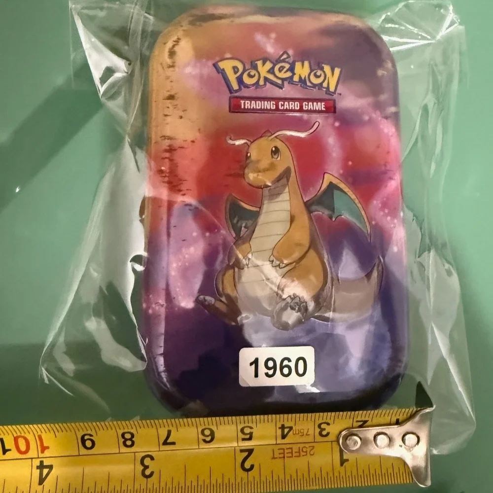 Pokémon TCG KANTO Power Dragonite Mini Tin EMPTY NO PACKS 2019 Collectible Case